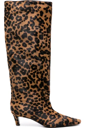 Totême Stiefel mit Leoparden-Print 35mm
