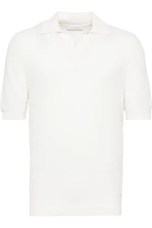 Cruciani Gestricktes Poloshirt