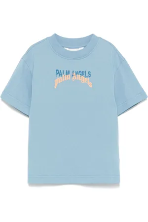 Palm Angels T-Shirt mit doppeltem Logo