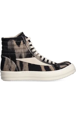Rick Owens Wattierte High-Top-Sneakers