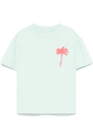 Palm Angels T-Shirt mit Palmen-Print