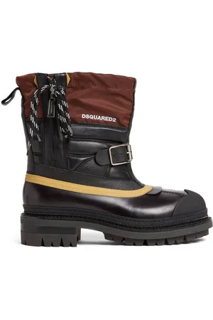 Dsquared2 Schnürstiefel mit Kontrasteinsatz