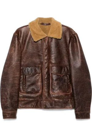 SALVATORE SANTORO Klassische Lederjacke