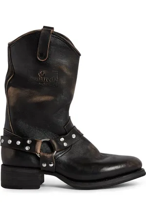 Dsquared2 Bikerstiefel im Used-Look
