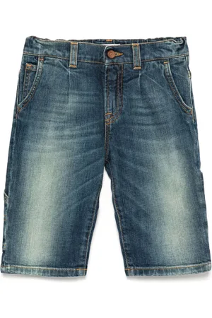 Dolce & Gabbana Jeans-Shorts mit Logo-Patch