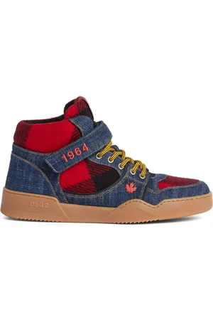 Dsquared2 Sneakers mit Jeans-Einsätzen