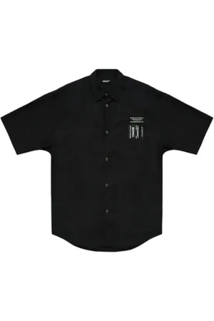UNDERCOVER Hemd mit Logo-Applikation