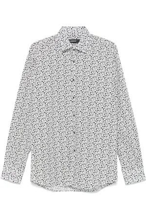 Karl Lagerfeld Hemd mit Blumen-Print