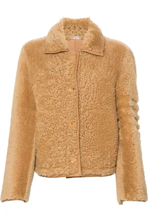 Thom Browne Shearling-Mantel mit Knöpfen