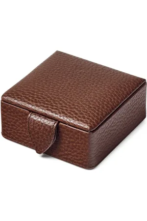 ASPINAL OF LONDON Lederbox mit Druckknopf