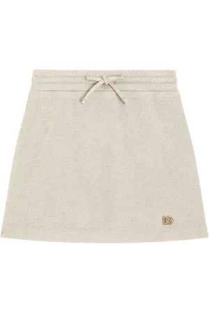 Dolce & Gabbana Lurex-Rock mit Logo-Applikation