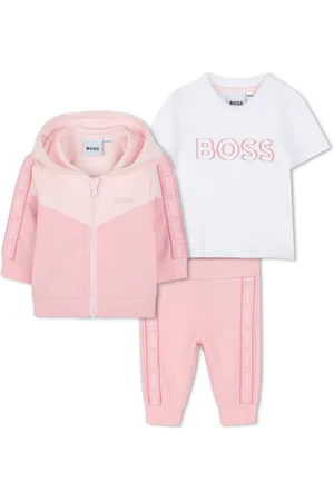 HUGO BOSS Dreiteiliger Jogginganzug mit Logo-Print