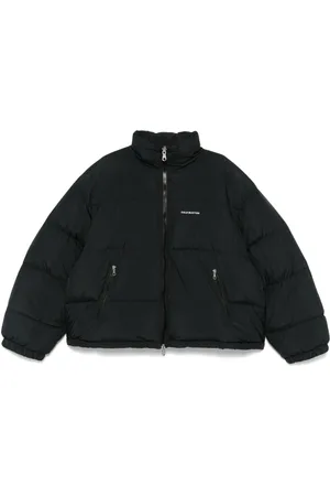 Cole Buxton Cropped-Steppjacke mit Logo