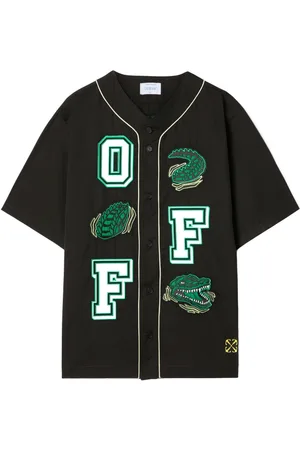 OFF-WHITE Croco Baseballhemd