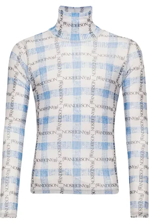 J.W.Anderson T-Shirt mit Logo-Gitter-Print