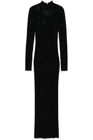 DAVID KOMA Maxikleid mit Strass