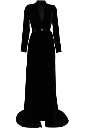 Saiid Kobeisy Langes Kleid aus Samt