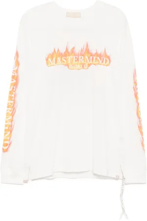 MASTERMIND Langarmshirt mit Logo-Print