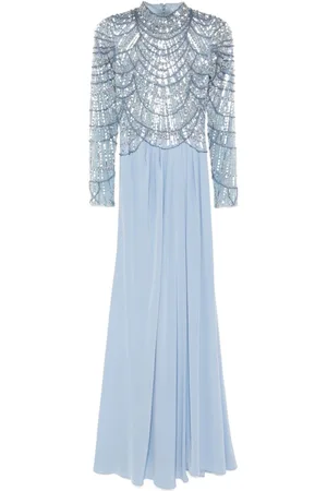 Saiid Kobeisy Kleid mit Perlenverzierung