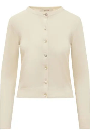 Jucca Cardigan mit rundem Ausschnitt