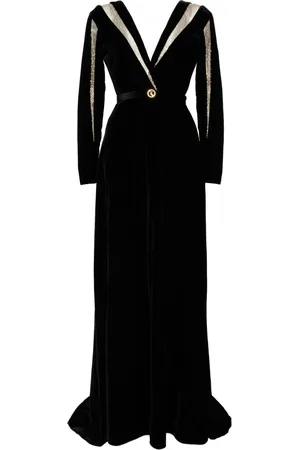 Saiid Kobeisy Langes Kleid aus Samt