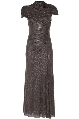 Self-Portrait Midikleid mit Strass