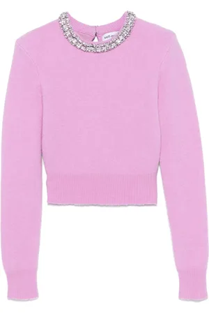 Self-Portrait Pullover mit Kristallen