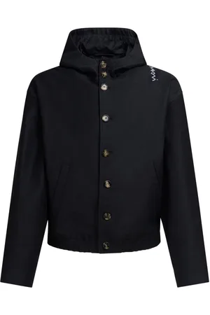 Marni Kapuzenjacke mit Logo-Stickerei