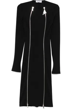 The Attico Midikleid mit Reißverschluss