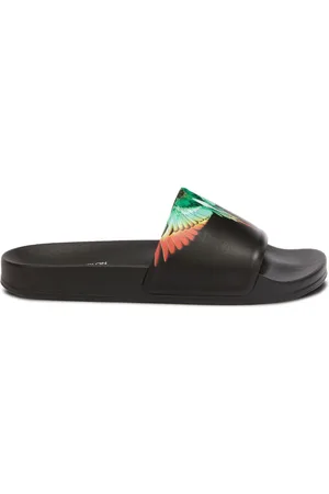 MARCELO BURLON Pantoletten mit Flügel-Print
