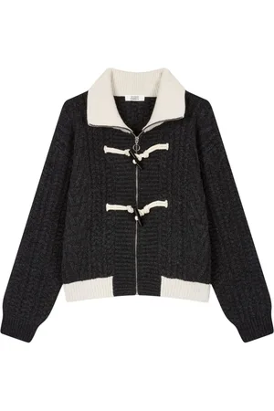 Studio Tomboy Cardigan mit Zopfmuster