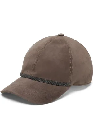 Brunello Cucinelli Baseballkappe aus Wildleder