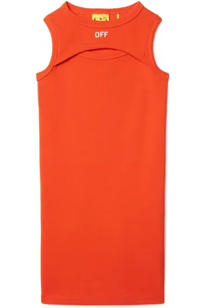 OFF-WHITE Off-stamp Trägerkleid