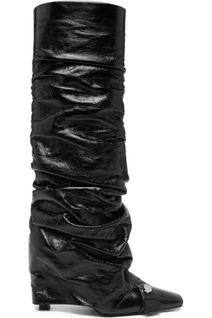 The Attico Stiefel aus Leder 95mm