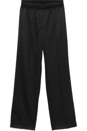 Helmut Lang Jacquard-Hose mit Logo