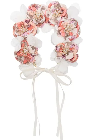 BONPOINT Stirnband mit Blumenapplikation