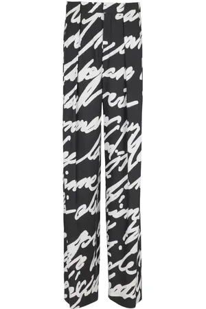 Balmain Love Letter Hose mit Falten