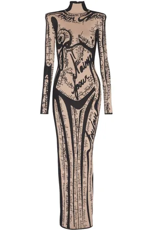 Balmain Kleid mit Logo