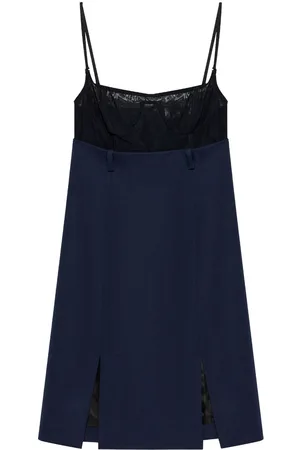The Attico Minikleid mit Einsätzen