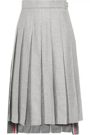Thom Browne Midirock mit Falten