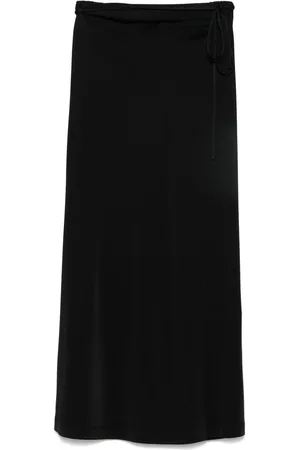 Helmut Lang Maxirock in Wickeloptik