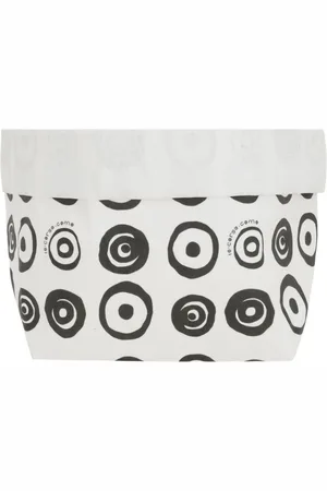 10 CORSO COMO Mittelgroßer Papierkorb mit Circles-Print (15cm)