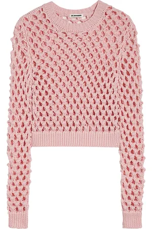 Jil Sander Pullover mit Lochstrickmuster