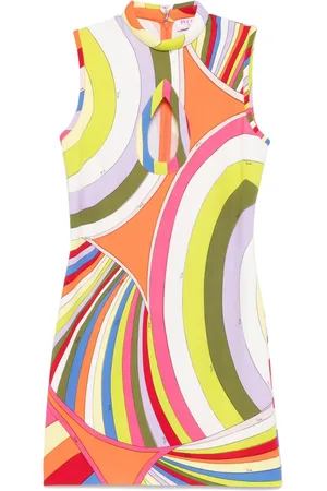 Puccini Minikleid mit Iride-Print