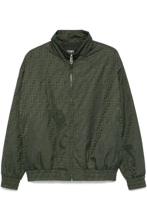 Fendi Wattierte Bomberjacke mit FF