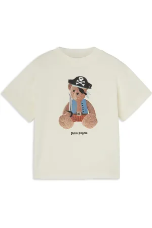 Palm Angels T-Shirt mit Piratenbär-Print