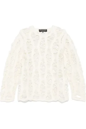 Comme des Garçons Pullover mit Lochmuster