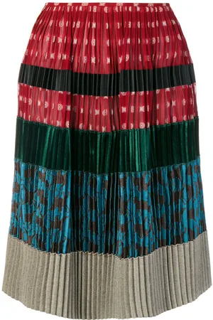 Jean Paul Gaultier Rock im Patchwork-Design