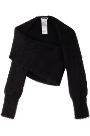 SUNNEI Wickelpullover mit gebürsteter Optik