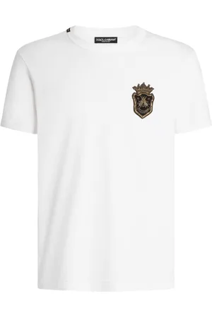 Dolce & Gabbana T-Shirt mit Logo-Stickerei